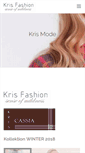 Mobile Screenshot of kris-fashion.com