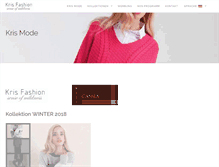 Tablet Screenshot of kris-fashion.com